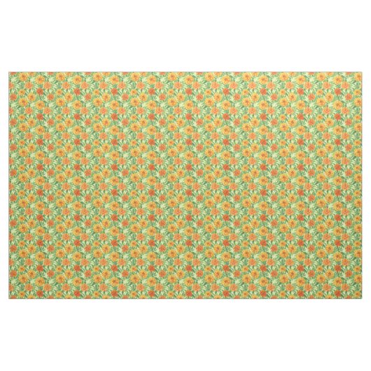 Marigold Blume Pattern Stoff (Yard (91,4 cm))