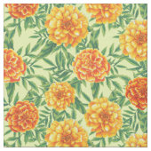 Marigold Blume Pattern Stoff (Nahaufnahme)