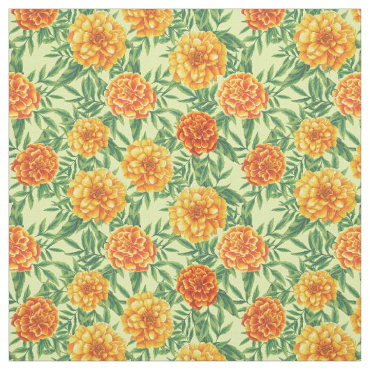 Marigold Blume Pattern Stoff (Muster)
