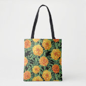 Marigold Blume Pattern Tasche (Vorderseite)
