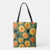 Marigold Blume Pattern Tasche (Rückseite)