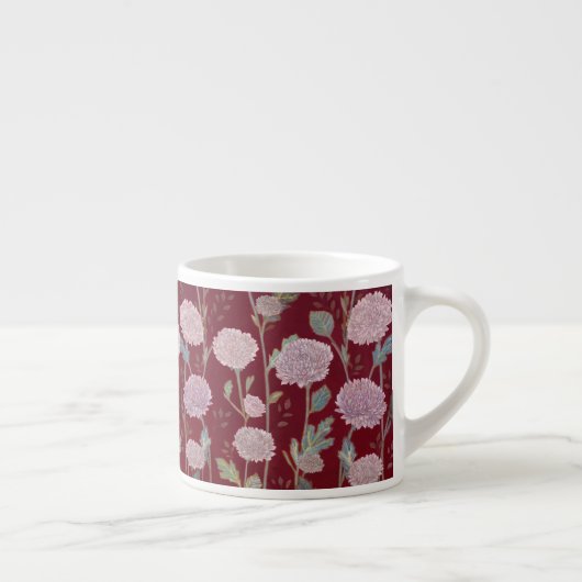Marigold Blume Pattern Tee Cup Espressotasse (Rechts)