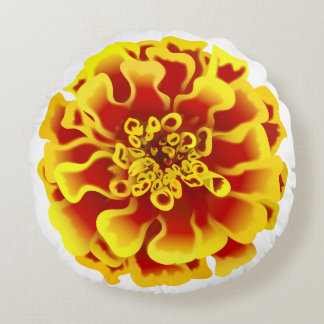 Marigold Blume Rundes Kissen