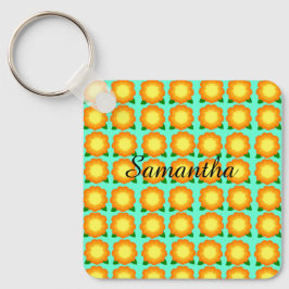 Marigold Blume Schlüsselanhänger