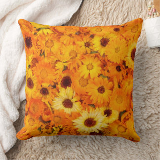 Marigold Blume Throw Kissen