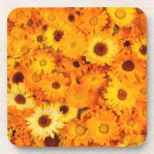 Marigold Blume Untersetzer (Vorderseite)