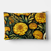 Marigold Blume Zubehörtasche (Rückseite)