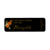 Marigold Candle Label (Vorne)