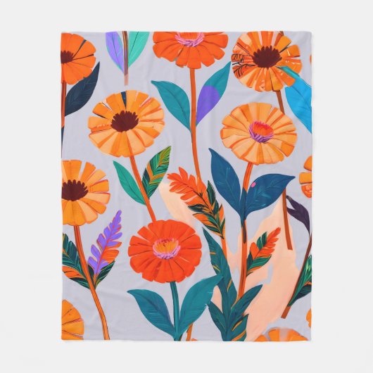 Marigold Celebration Fleecedecke (Vorderseite)