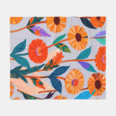 Marigold Celebration Fleecedecke (Vorderseite (Horizontal))