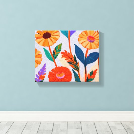 Marigold Celebration Leinwanddruck (Insitu (Holzboden))