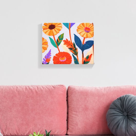 Marigold Celebration Leinwanddruck (Insitu (Wohnzimmer))