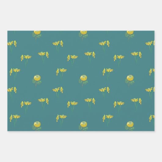 Marigold & Daisy Gift Wrap Set Geschenkpapier Set (Vorderseite 2)