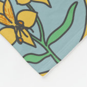 Marigold Emblem Tiles Fleecedecke (Ecke)