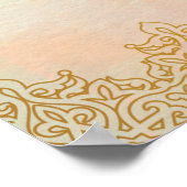 Marigold Garlands Tamil Hochzeitsempfang Poster (Ecke)