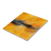 Marigold, grau und verbrannte Zitrone abstrakt Fliese (Seite)