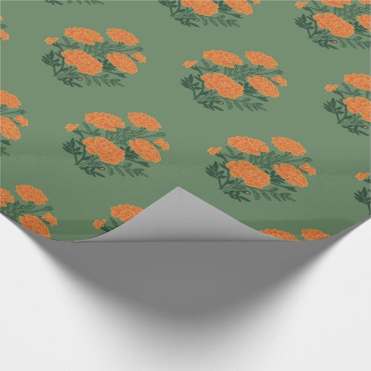 Marigold Green Packpapier (Ecke)