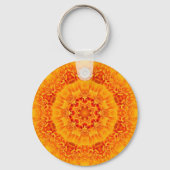 Marigold Mandala Schlüsselanhänger (Vorderseite)