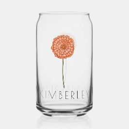 MARIGOLD Oktober Birth Blume Individuelle Name Dosenglas