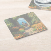 Marigold Path to the Sea | Acrylic Rechteckiger Pappuntersetzer (angewinkelt)