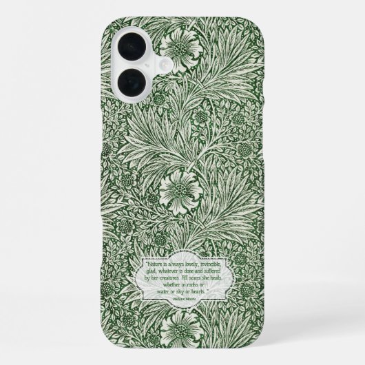 Marigold pattern - William Morris iPhone Hülle (Rückseite)