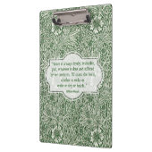 Marigold pattern - William Morris Klemmbrett (Links)