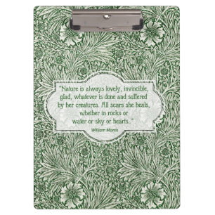 Marigold pattern - William Morris Klemmbrett