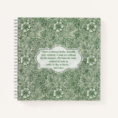 Marigold pattern - William Morris Notizblock (Vorderseite)