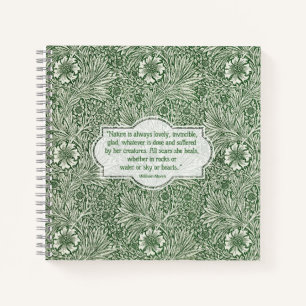 Marigold pattern - William Morris Notizblock