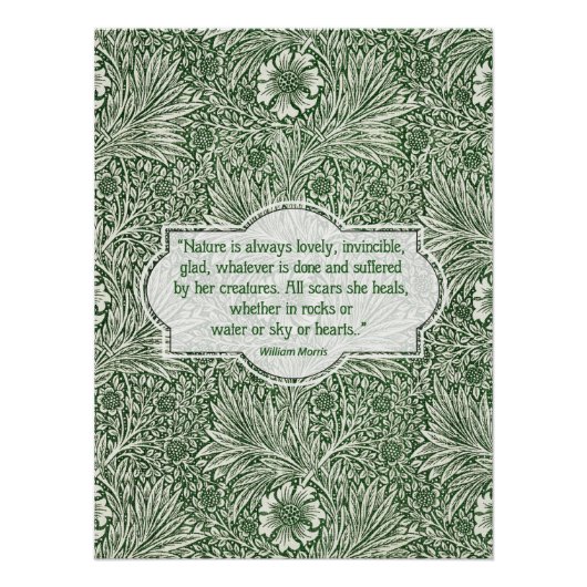 Marigold pattern - William Morris Poster (Vorderseite)