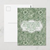 Marigold pattern - William Morris Postkarte (Vorne/Hinten)