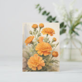 Marigold Postkarte (Stehend Vorderseite)