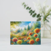 Marigold Postkarte (Stehend Vorderseite)