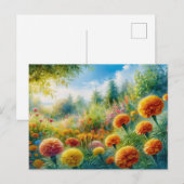 Marigold Postkarte (Vorne/Hinten)