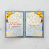 MARIGOLD POSY ~ Freundschaftskarte Dankeskarte (Innenseite)