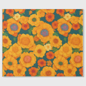 Marigold Rainbow Personalisiertes Muster Geschenkpapier (Flach)