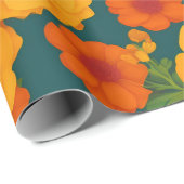 Marigold Rainbow Personalisiertes Muster Geschenkpapier (Rolleneckpunkt)