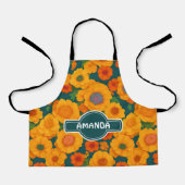 Marigold Rainbow Personalisiertes Muster Schürze (Vorderseite)