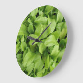 Marigold Seedlings Wall Clock Große Wanduhr (Winkel)