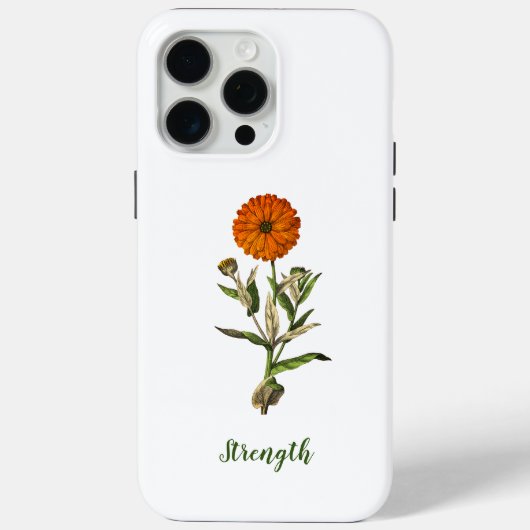 Marigold Stärke Inspiration Case-Mate iPhone Hülle (Rückseite)