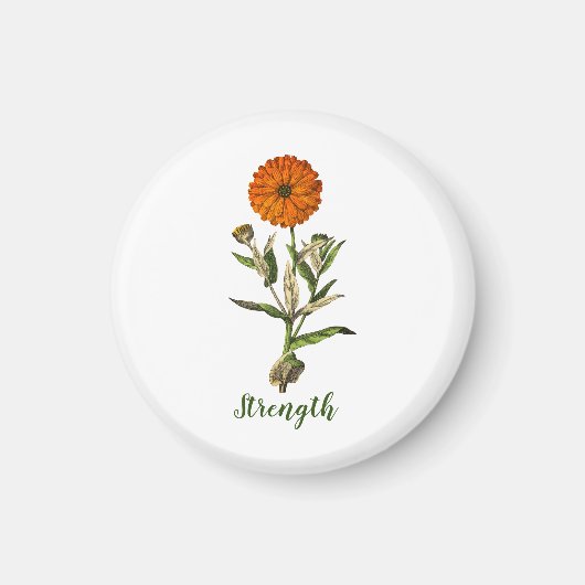 Marigold Stärke Inspiration Magnet (Vorne)