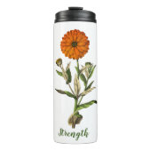 Marigold Stärke Travel Mug Thermal Tumbler Thermosbecher (Vorderseite)