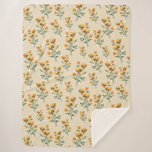 Marigold Vertical Sherpa Blanket Sherpadecke (Vorderseite)