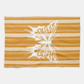 Marigold Viktorianisch Strip mit Schmetterling Geschirrtuch (Horizontal)