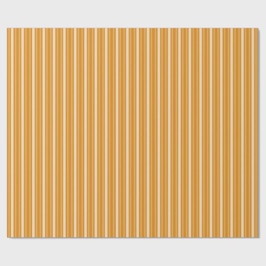 Marigold Viktorianisch Stripe Geschenkpapier (Flach)