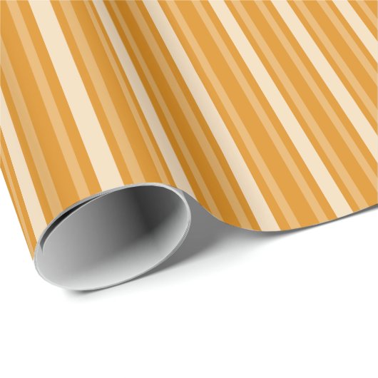 Marigold Viktorianisch Stripe Geschenkpapier (Rolleneckpunkt)