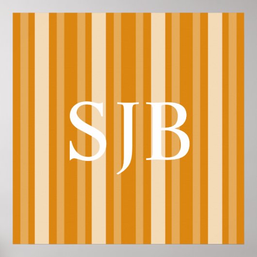 Marigold Viktorianische Lady Strip mit Monogram Poster (Vorne)