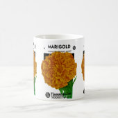 Marigold Vintag Seed Packet Kaffeetasse (Mittel)