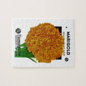 Marigold Vintag Seed Packet Puzzle (Horizontal)