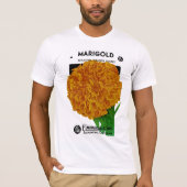Marigold Vintag Seed Packet T-Shirt (Vorderseite)